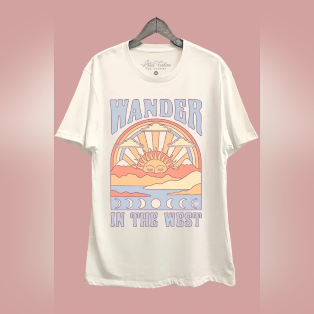 NWT Cotton Short Sleeve Crew Neck Graphic Tee